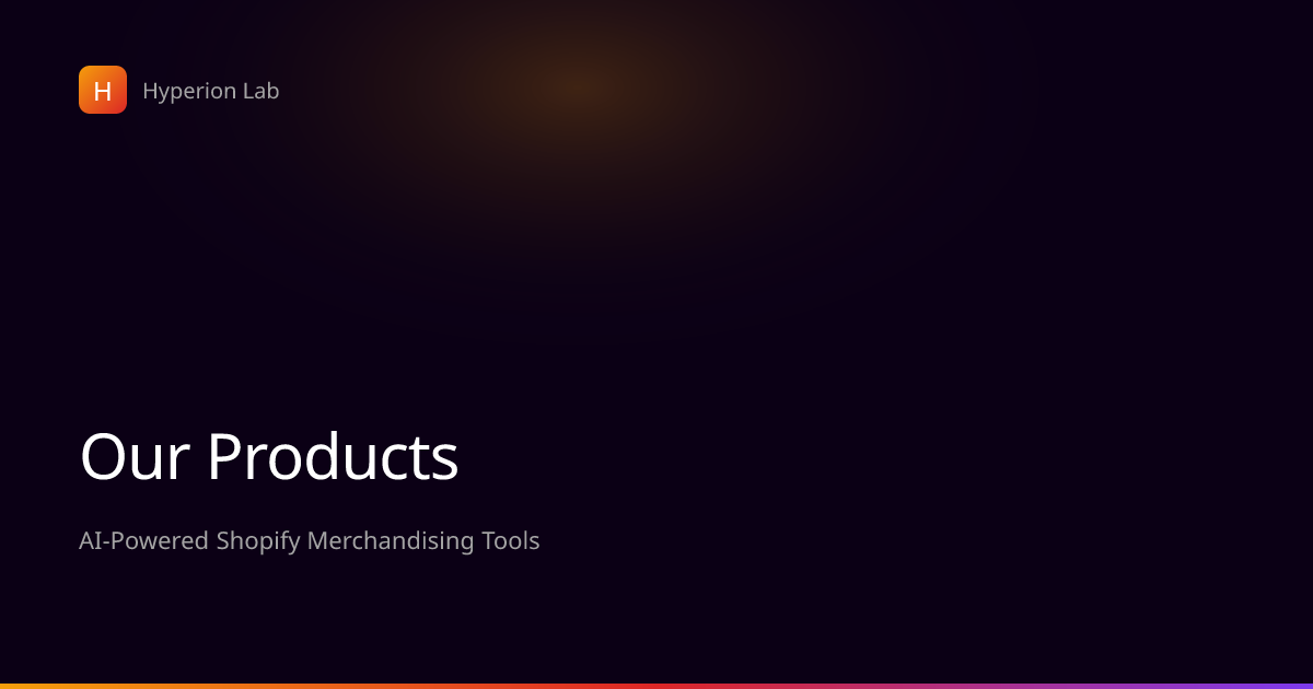 Products | Hyperion Lab